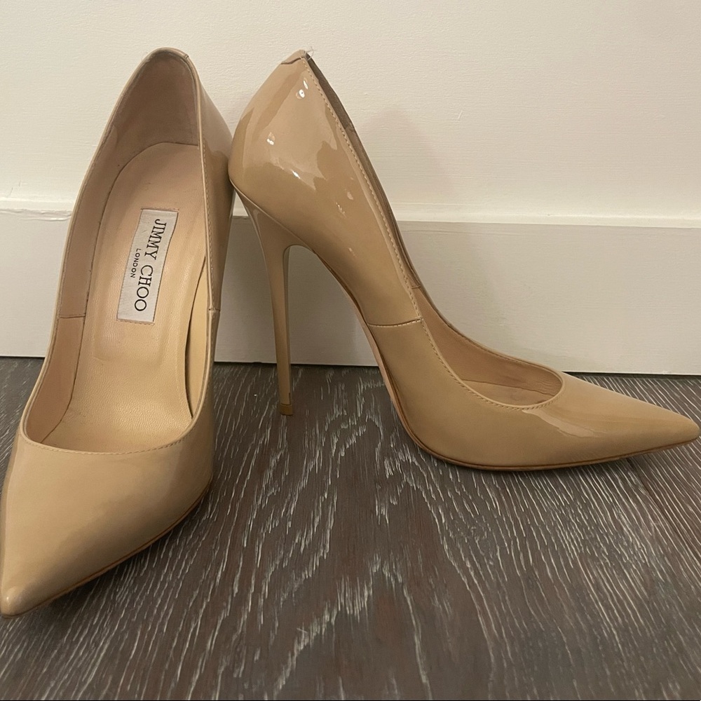Jimmy choo patent leather stiletto